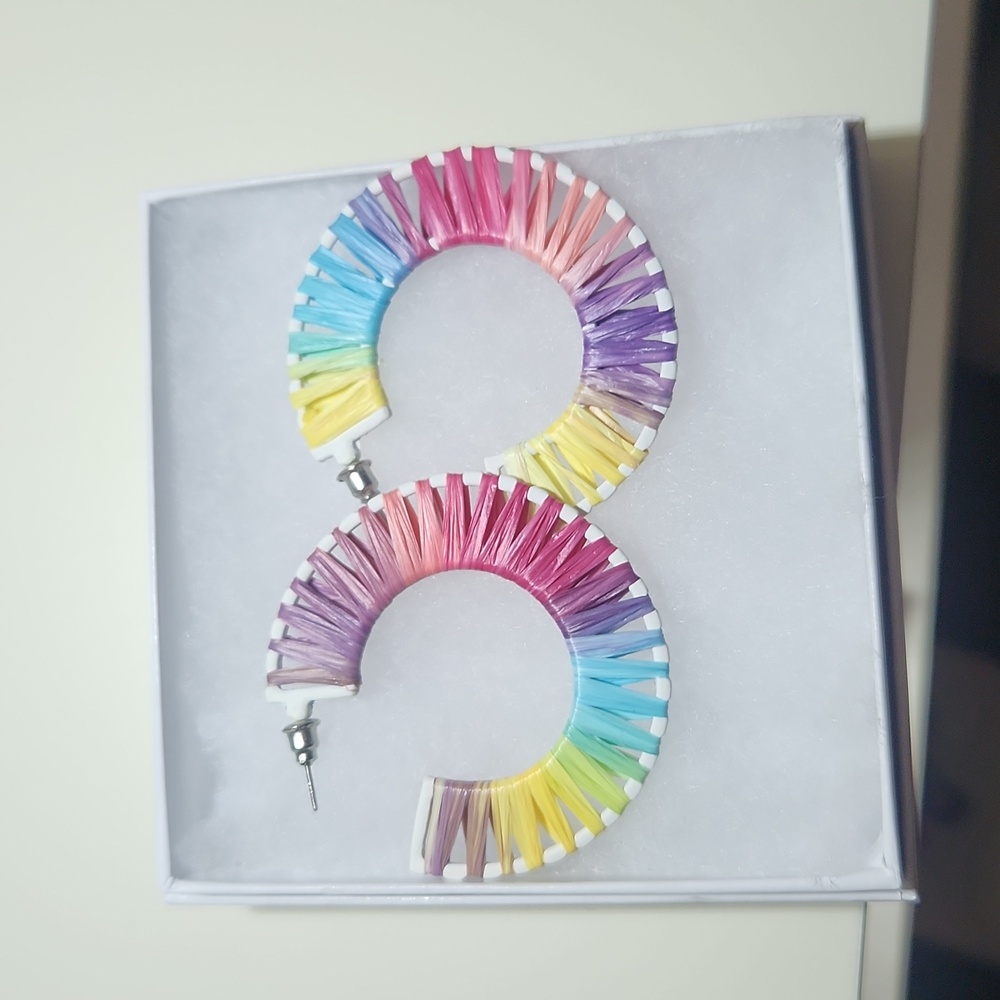 Colorful Hoop Earrings